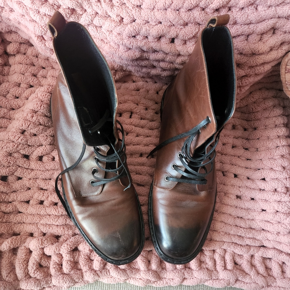Women Brown Leather Boots